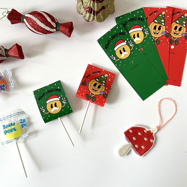 Christmas CANDY WRAPPING PAPER(10매)